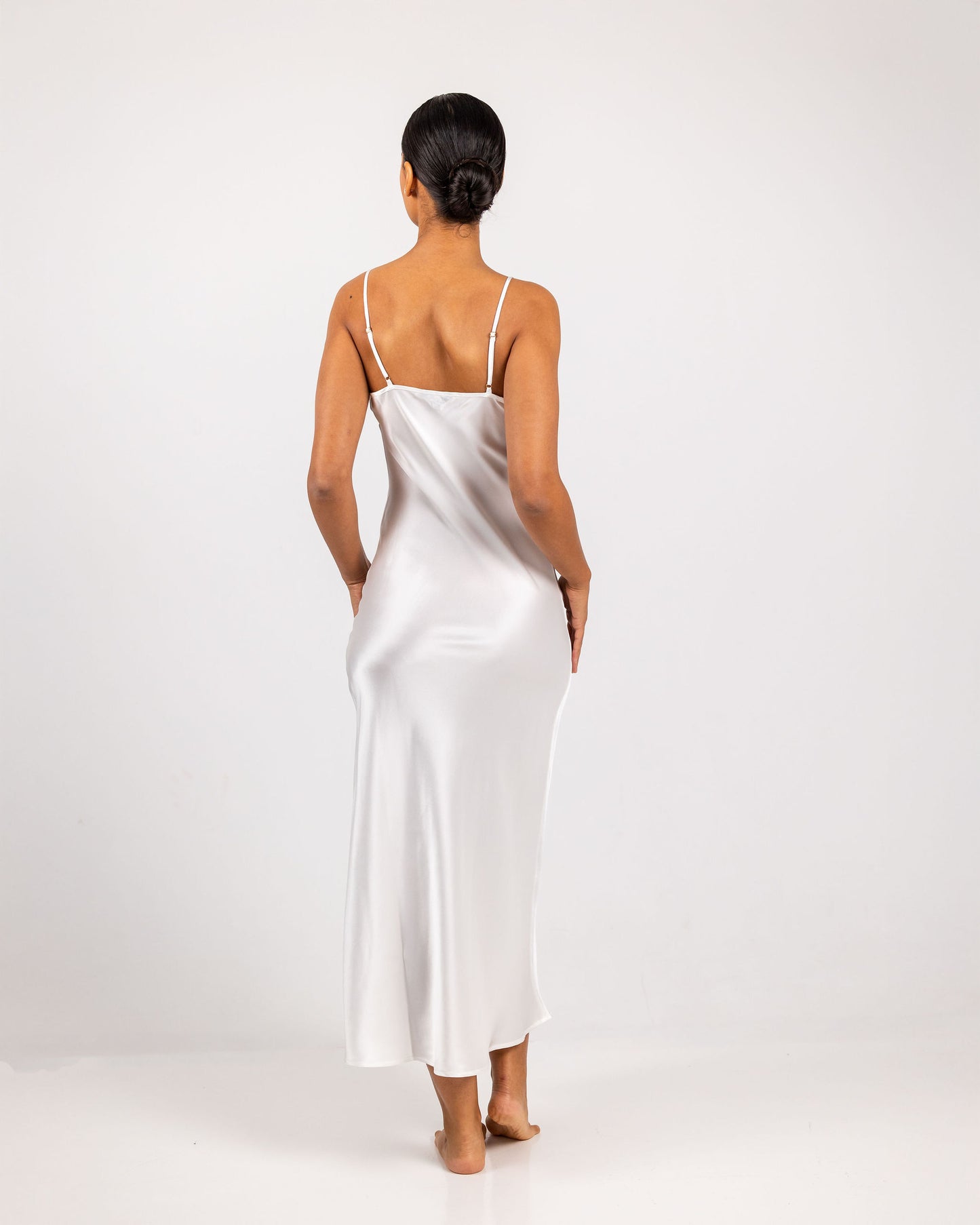 Savannah Silk Lang Kjole